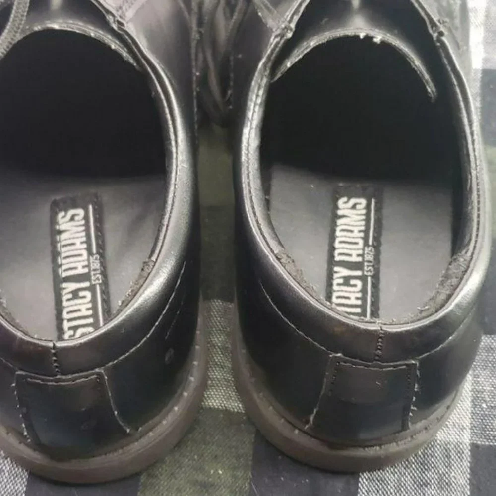 Stacy Adams Boys Black‎ Lace Up Oxfords